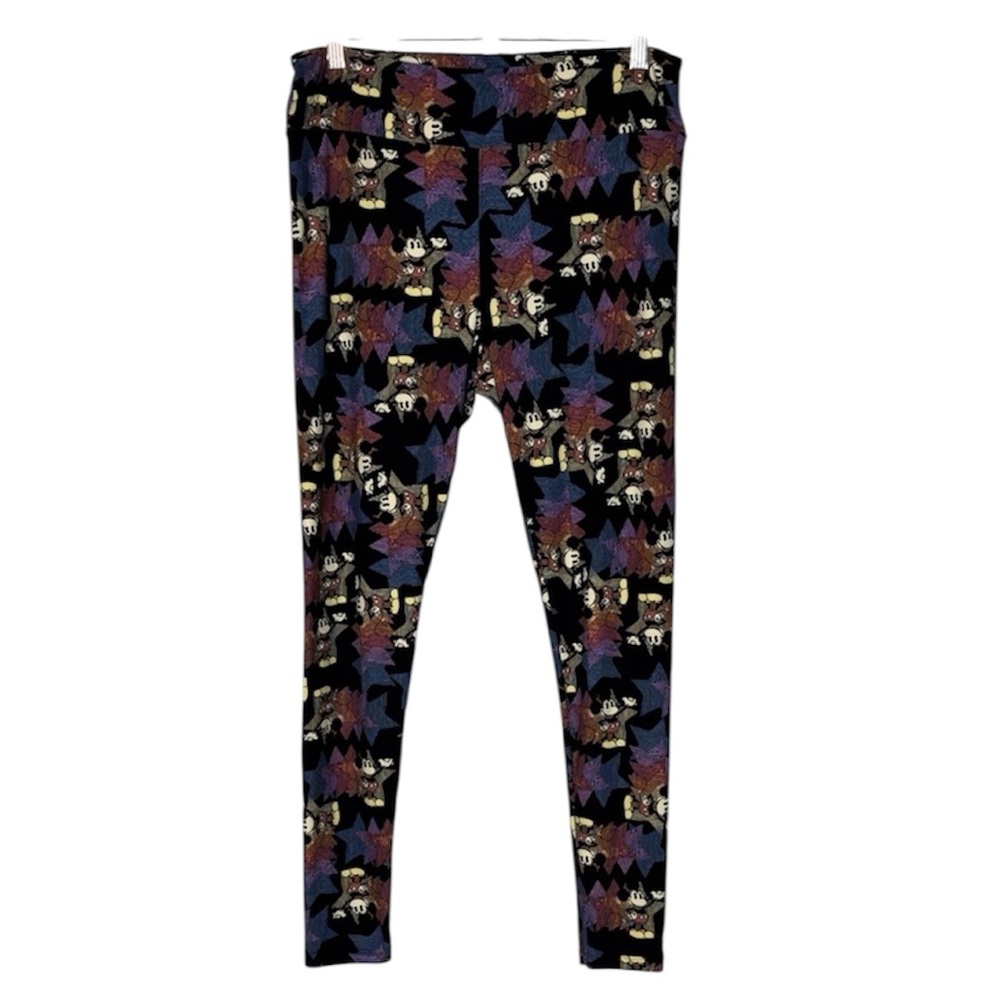 LuLaRoe Disney Leggings with Mickey Mouse Print